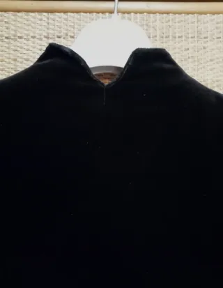 Giacca bolero velluto nero