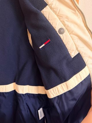 Chaleco Tommy Hilfiger Mujer Talla M Beige/Azul