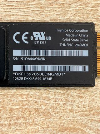 SSD Toshiba 128GB MacBook Air A1369 A1370
