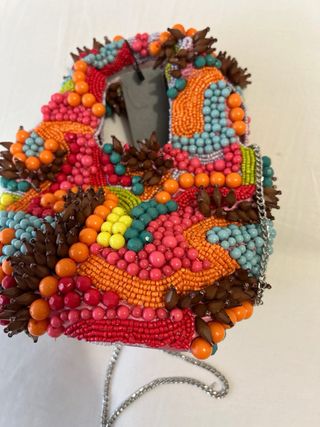 Bolso fiesta abalorios Parfois multicolor