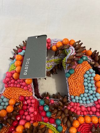 Bolso fiesta abalorios Parfois multicolor