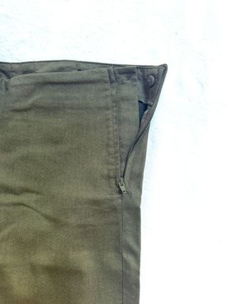 Pantalón H&M Super Skinny Talla 38 Verde Oliva