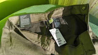 Pantalón H&M Super Skinny Talla 38 Verde Oliva