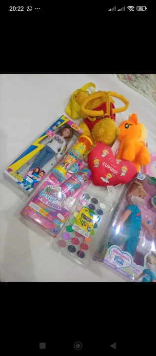 Lotto giocattoli bimba