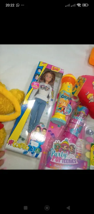 Lotto giocattoli bimba