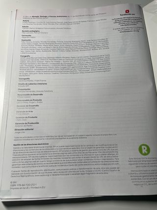 Biología, Geología y Ciencias Ambientales. 1 Ba...