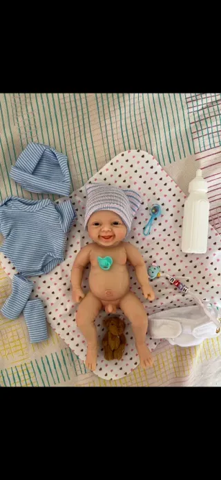 Mini Bebé Reborn Silicona