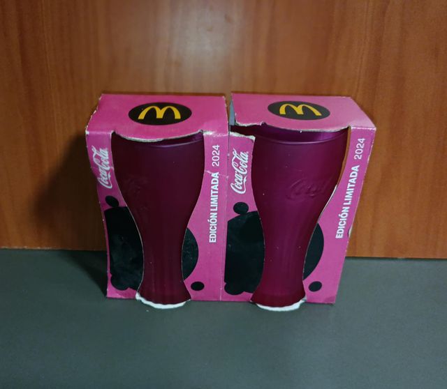 Vasos Coca-Cola Rosa Edición Limitada 2024