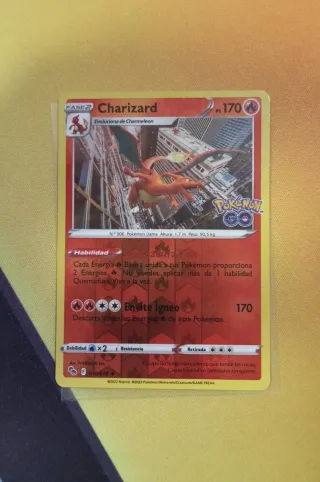 Charizard Holo Reverse carta Pokemon PGO