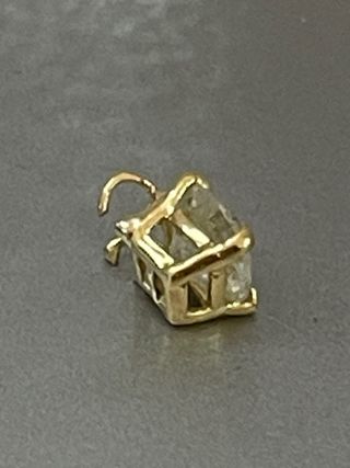 Colgante Oro 18k Diamante 1.01ct Nat. F/SI3