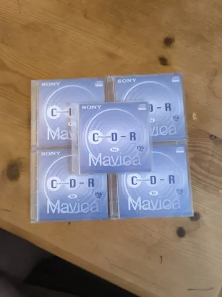 Sony CD-R per Mavica 156MB nuovi, non aperti, 5 pz
