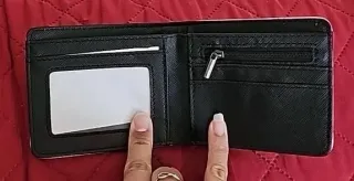 Cartera Plegable Ángel Stitch Rosa