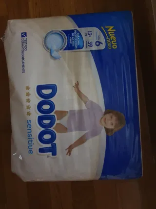 Pañales Dodot Sensitive Talla 6 (39 uds) 4 paquete