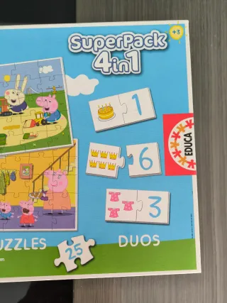 Juego de Peppa Pig 4 en 1