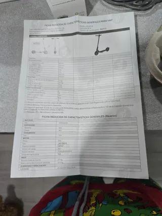 Patinete Eléctrico Plegable