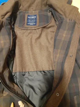 Cazadora Pull&Bear cuadros Talla L