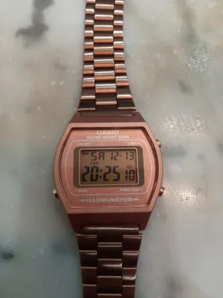 Reloj Casio Rosa Dorado