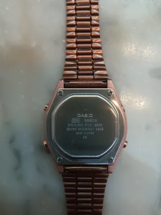 Reloj Casio Rosa Dorado