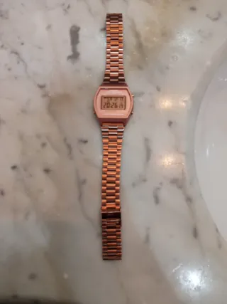 Reloj Casio Rosa Dorado