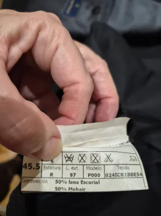 Traje americana + 2 pantalones gris