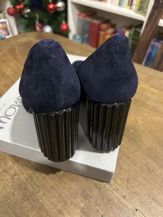 Scarpe L'amour blu con tacco