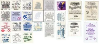 Cromos, Pegatinas, Stickers, Tattoos