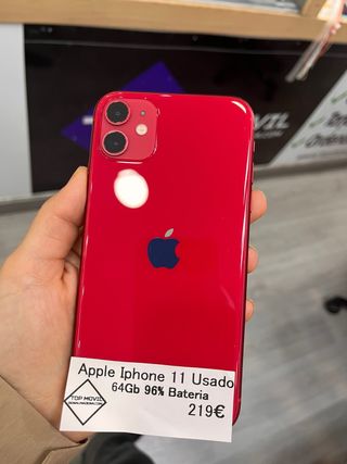 iPhone 11 64GB Rosso Usato 96% Batteria