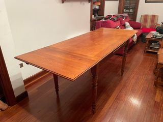 Mesa de comedor de roble macizo