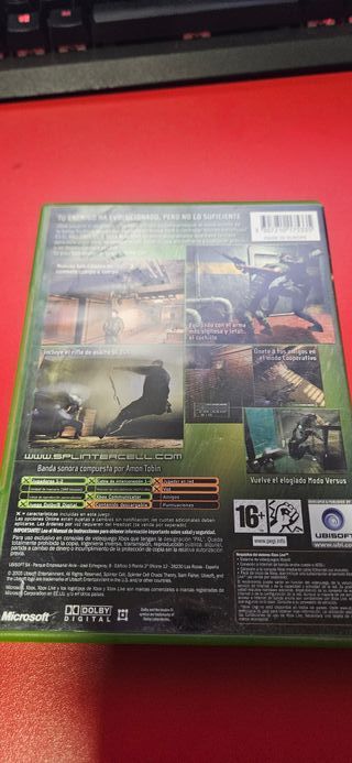 Splinter Cell Chaos Theory Xbox Clásica