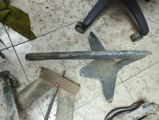 Anclas con cabo y cadena