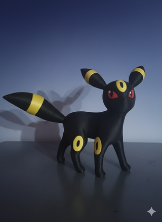 Figura Umbreon Pokémon 26x35cm
