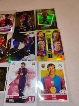 Lote cromos Lamine Yamal Panini