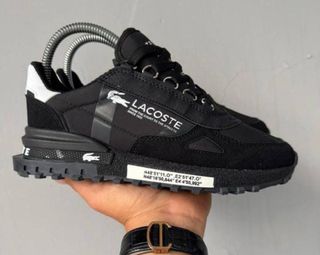 Zapatillas Lacoste Negras y Blancas