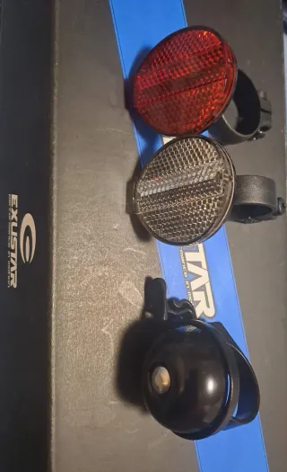 Reflectores y Bocina para Bicicleta