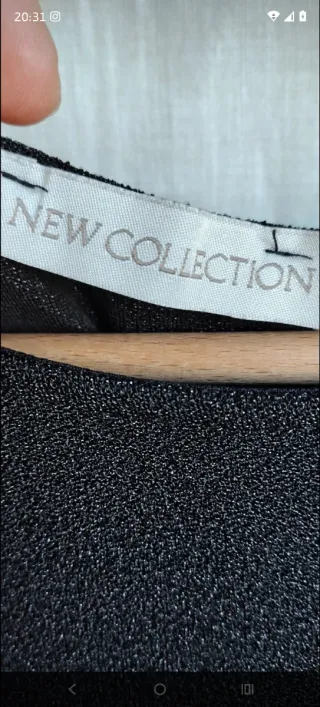 Abito asimmetrico laminato TU