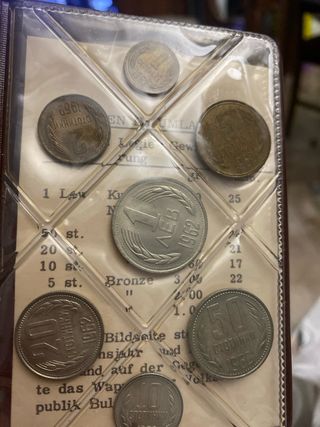 7 Monete Bulgare 1961-1962