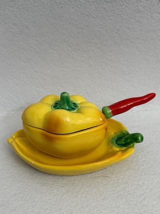 Formaggiera Ivos Pacetti Albisola vintage