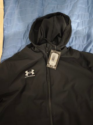 Felpa Under Armour nera challenger Pro Woven track