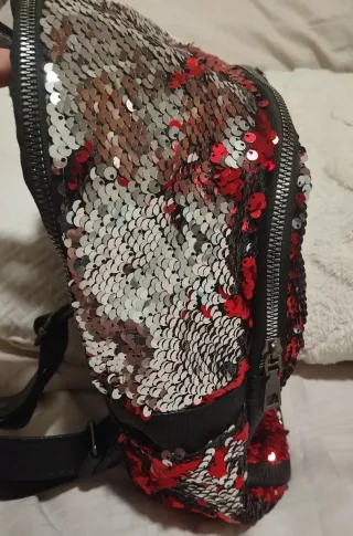 Mochila Lentejuelas Reversibles LOL Unicornio