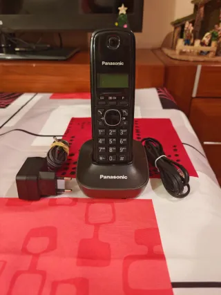 Teléfono Inalámbrico Panasonic Negro