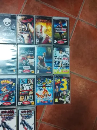 Lote 17 carcasas PSP