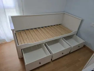 Cama nido blanca con cajones Ikea