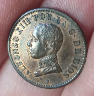 Moneda 1 céntimo 1912