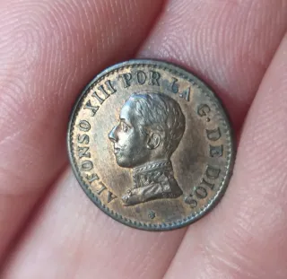 Moneda 1 céntimo 1912