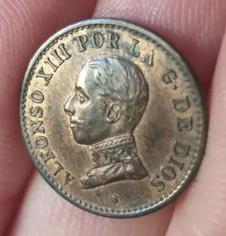 Moneda 1 céntimo 1912