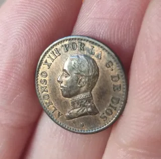 Moneda 1 céntimo 1912