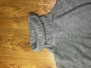 Jersey Bershka cuello alto gris