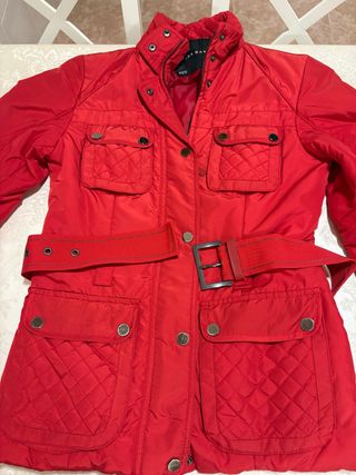 Chaqueta Zara Roja Mujer