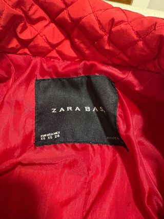 Chaqueta Zara Roja Mujer