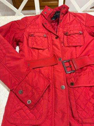 Chaqueta Zara Roja Mujer